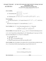 Lời giải chi tiết đề thi chuyên Vĩnh phúc