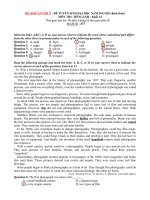 Đề+gợi ý Đ. án T.Anh ĐH khối A1 (2013)