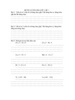 14 ĐỀ ÔN LUYỆN HSG TOÁN 3, HAY