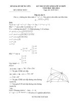 D.a de thi TS vao lop 10 mon toan Hung Yen 2013-2014