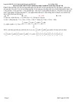 Trao đổi với thầy Trần Trung Xuân Bình câu 5