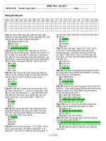 kiểm tra Hóa 1 tiết (cô Trần Thị Thông )