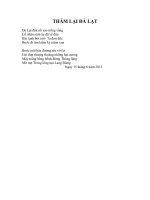 BÀI THƠ QUÊ HƯƠNG