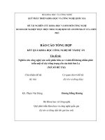 nghiên cứu công nghệ sản xuất phân hữu cơ vi sinh đối kháng nhằm phát triển một số cây trồng trọng yếu của tỉnh sơn la