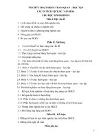 Tổ chức hoạt động tham quan - học tập cho học sinh khối 10