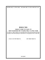 hợp tác nghiên cứu giải pháp nâng cao hiệu quả hoạt động chuyển giao công nghệ và triển khai ứng dụng của viện khoa học và công nghệ việt nam vào thực tiễn