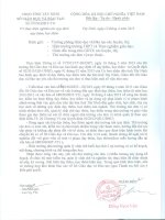 V/v thực hiện nghiêm túc quy định dạy thêm, học thêm