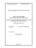 nghiên cứu chế tạo thiết bị pha dịch lọc tự động dùng cho máy thận nhân tạo