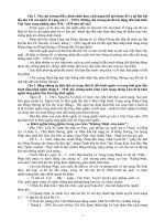 CÂU HỎI - ĐÁP ÁN ÔN THI ĐHLS