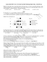 GIAI CHI TIET CAC CAU BAI TAP TRONG DE THI DAI HOC MON SINH 2011