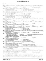 BÀI TẬP HÓA HỮU CƠ 12-LTĐH