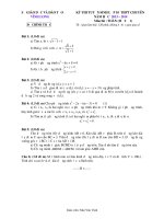 ĐỀ TS VAO 10 NAM 2013-2014 VINH LONG