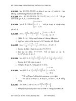 ĐỀ THI ĐẠI HỌC PHẦN HÌNH HỌC KHÔNG GIAN 2009-2013