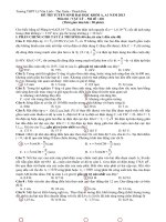 đề và đáp án khối a1,a môn vật lí 2013