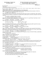 đề thi cao đẳng môn hóa - 2013