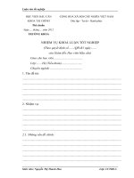 Luận văn tốt nghiệp: Một số giải pháp nâng cao hiệu quả sử dụng vốn lưu động tại Công ty TNHH Thương mại Đầu tư và Phát triển