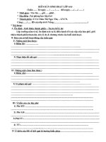 so bien ban sinh hoat lop