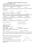 ĐỀ KHẢO SÁT CHẤT LƯỢNG LỚP 5