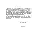 Chuyên đề tốt nghiệp  Hoàn thiện công tác xây dựng chiến lược phát triển thị trường của doanh nghiệp tư nhân Yên chi