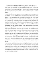 tiểu luận môn nghệ thuật lãnh đạo năm thông điệp người lãnh đạo cần phải quản lý