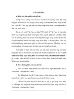 Luận văn tốt nghiệp: Thanh toán quốc tế tại ngân hàng Đầu Tư và Phát Triển, chi nhánh Hà Thành