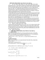 phep bien hinh trong mat phang