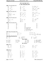 Đề cương toán 7 hk 1
