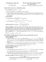 đề thi đại học khối A 2011