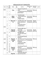Kế hoạch giảng dạy đại số 10 CB