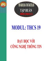 Bồi dưỡng thường xuyên - Modul 19