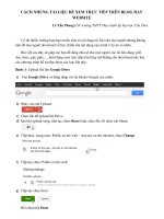 Cách xem file PDF trực tiếp trên Blog, website