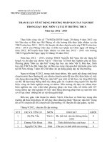 Báo cáo của Hải Phòng