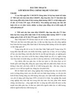 BAI THU HOACH  LOP BOI DUONG CHINH TRI HE NAM 2013.doc