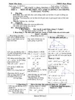 Giáo án Hình Học 9 HKI 3 cột