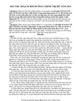 Bài thu hoạch chính trị hè 2013-Mộc Châu