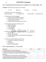 Teen 3 _ Midterm Test_Beginner
