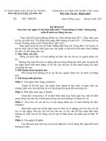 Kế hoạch giao lưu văn nghệ hưởng ứng tuần lễ thế giới nuôi con bằng sữa mẹ