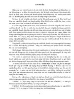 Hoàn thiện kế toán chi phí và tính giá thành tại công ty tnhh xây dựng thuỷ lợi minh hoàng