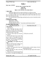 Giao an mon Khoa hoc 4+5 tuan 1-9