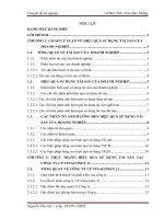 Chuyên đề tốt nghiệp  Nâng cao hiệu quả sử dụng tài sản tại công ty CP Vinaconex 21