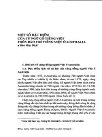 Một số đặc điểm của từ ngữ cổ trên báo chí tiếng Việt ở Áutralia