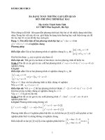 Ba dạng toán thường gặp liên quan đến phương trình bậc hai