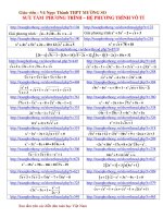 Phuong trinh- He phuong trinh VO TI