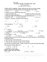 Đề kiểm tra Toán 4 Hè (tổng hợp các dạng cơ bản)