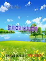 Bài 10. BIỆN PHÁP CẢI TẠO VÀ SỬ DỤNG ĐẤT MẶN