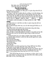 dan chuong trinh dai hoi chi doi