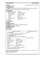 giáo án anh 3 mới soạn dọc