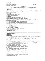 Giáo án Sinh học 7 chuẩn kiến thức kĩ năng 2013-2014