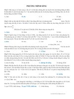 BT về phương trình sóng