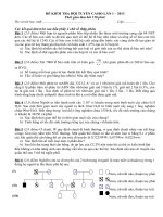 Đề thi thử casio môn sinh lớp 12 (2013)